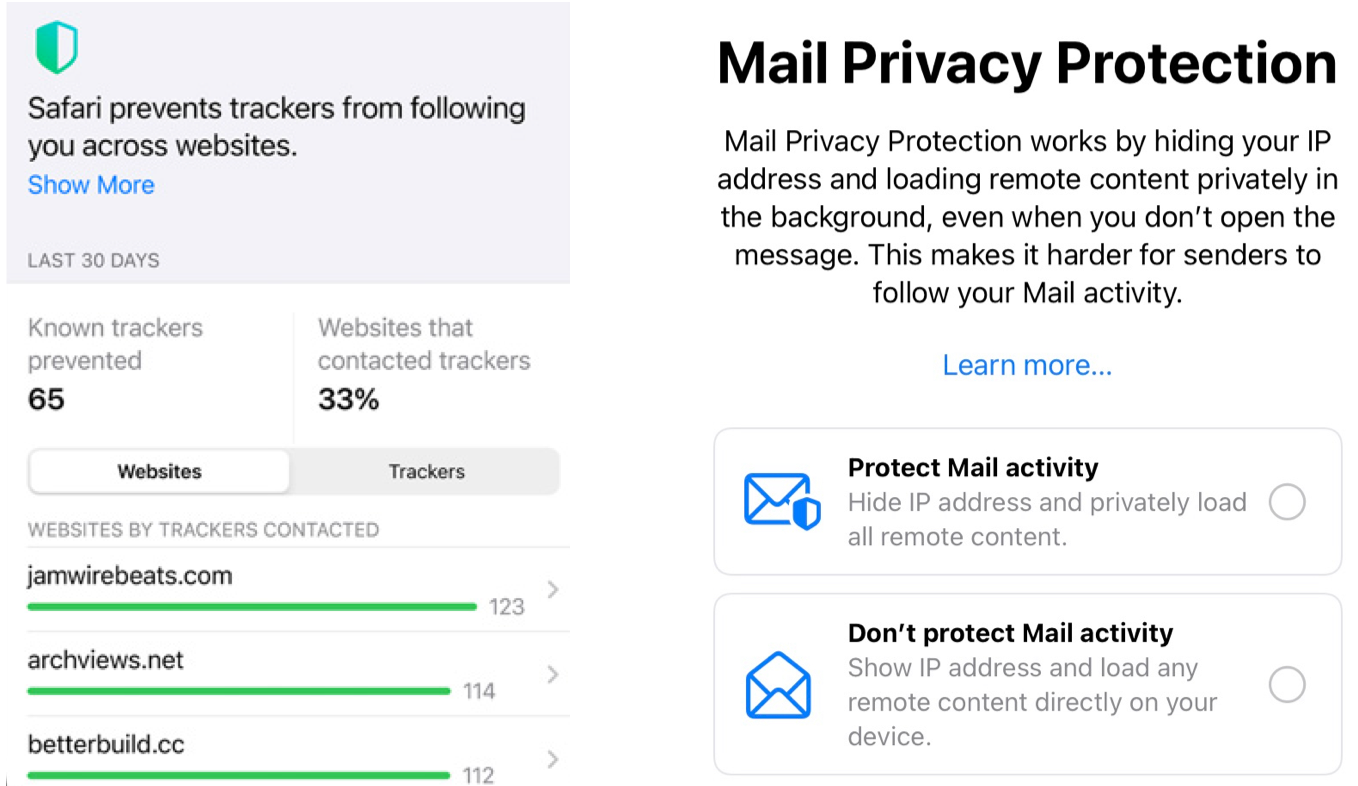 Apple privacy protection